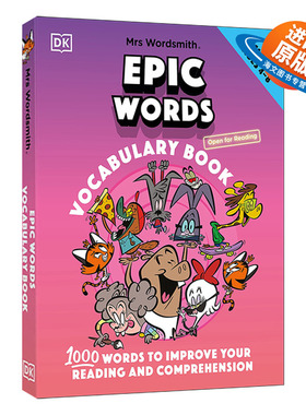 英文原版 Mrs Wordsmith Epic Words Vocabulary Book Key Stages1-2 沃德史密斯夫人 词汇书 4-8岁 精装 英文版 进口英语原版书籍