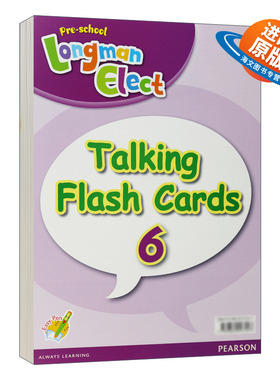 英文原版 Preschool Longman Elect Talking Flashcard 6 彩卡6 教学卡片 3-6岁英语教材 英文版 进口英语原版