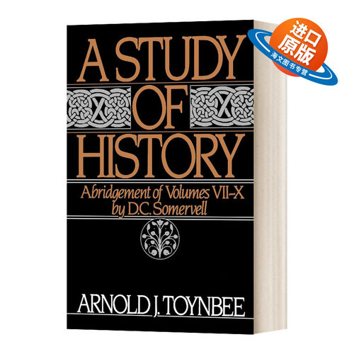 英文原版 A Study of History Volume II Abridgement of Volumes VII-X 历史研究 第二卷 缩写卷7-10 英文版 进口英语原版书籍