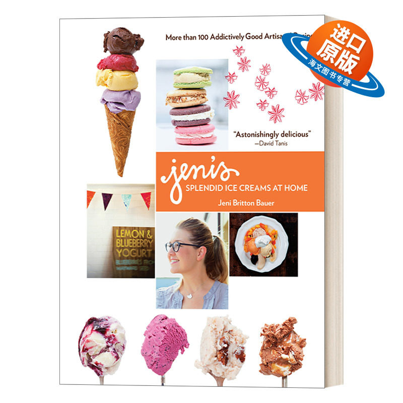 英文原版 Jeni's Splendid Ice Creams at Home 我爱冰淇淋 在家做出真正好吃的冰淇淋 美国知名冰淇淋店 英文版 进口英语原版书