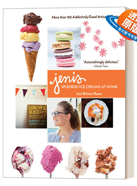 英文原版 Jeni's Splendid Ice Creams at Home 我爱冰淇淋 在家做出真正好吃的冰淇淋 美国知名冰淇淋店 英文版 进口英语原版书