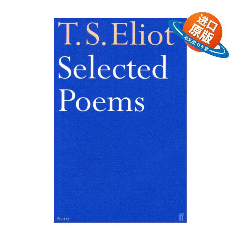 英文原版 Selected Poems of T. S. Eliot 艾略特诗选 英文版 进口英语原版书籍