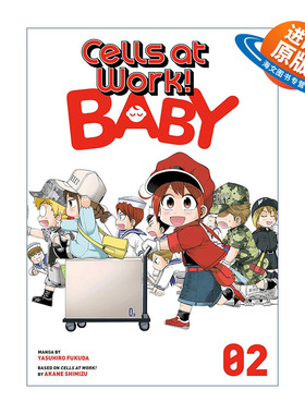 英文原版 Cells at Work! Baby 2 工作细胞 婴儿篇2 漫画 英文版 进口英语原版书籍