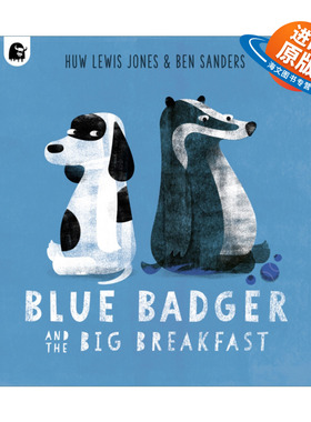 英文原版 Blue Badger and the Big Breakfast 深蓝色獾的丰盛早餐 英文版 进口英语原版书籍