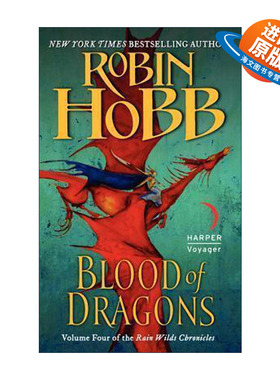英文原版 Blood of Dragons 雨野原传奇4 巨龙之血 罗宾·霍布 英文版 进口英语原版书籍