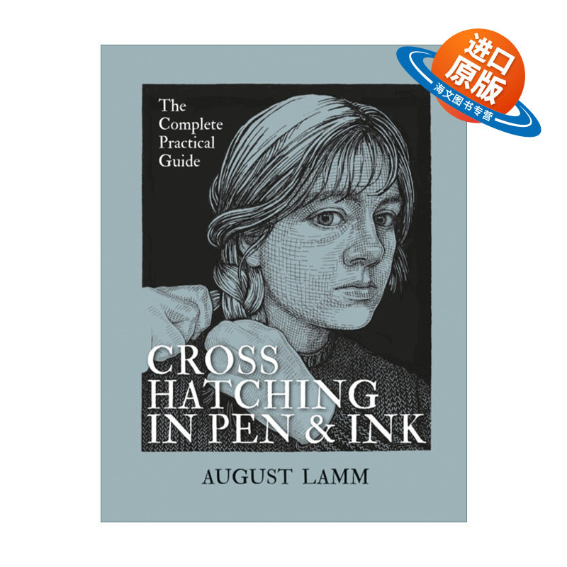 英文原版 Crosshatching in Pen & Ink 钢笔和墨水中的交叉排线法 英文版 进口英语原版书籍