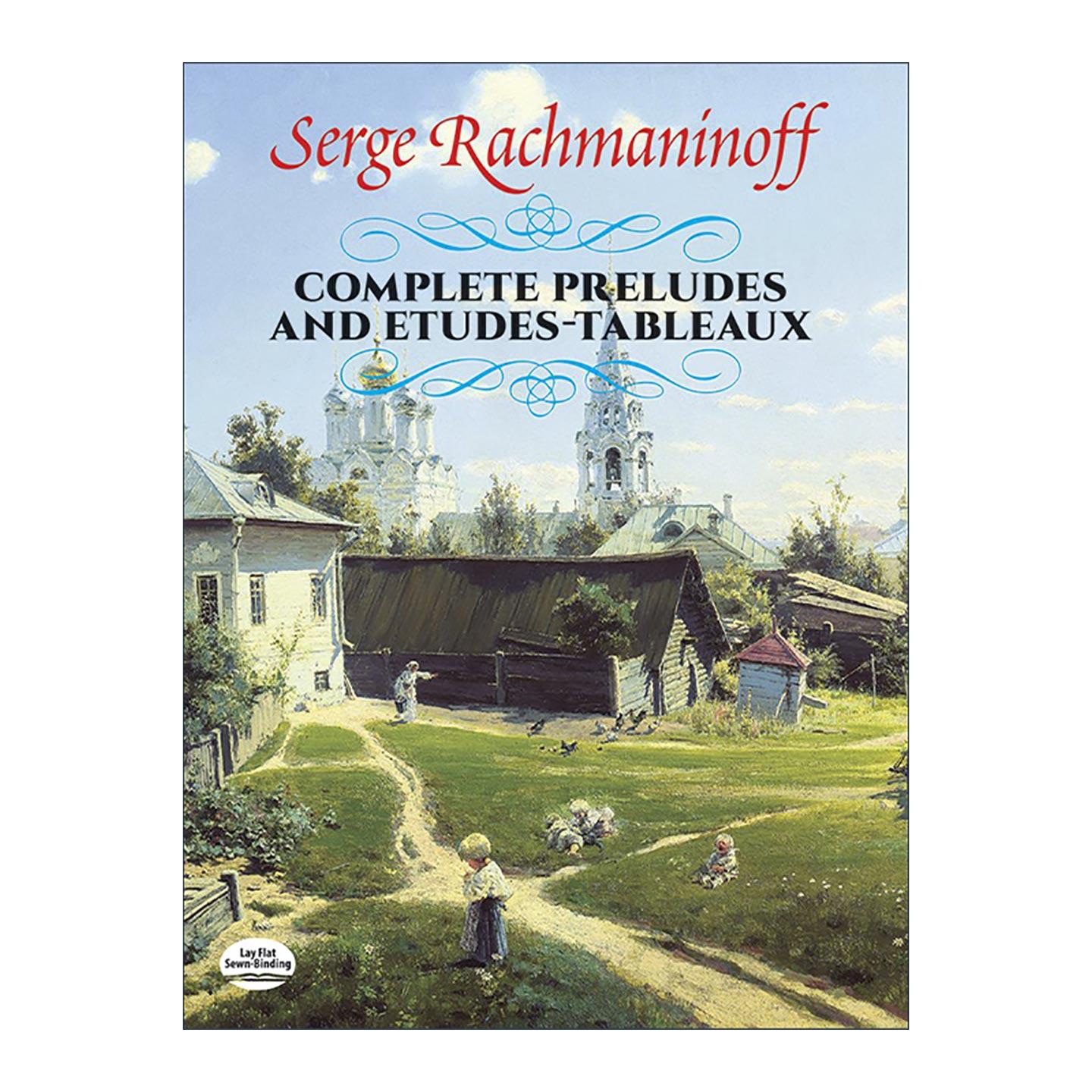 英文原版 Complete Preludes and Etudes-Tableaux 拉赫玛尼诺夫完整钢琴前奏曲与音画练习曲乐谱 英文版 进口英语原版书籍
