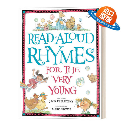 英文原版 Read-Aloud Rhymes for the Very Young 儿童启蒙读物 少儿英语诗歌朗诵韵文 启蒙早教故事 英文版 进口英语原版书籍
