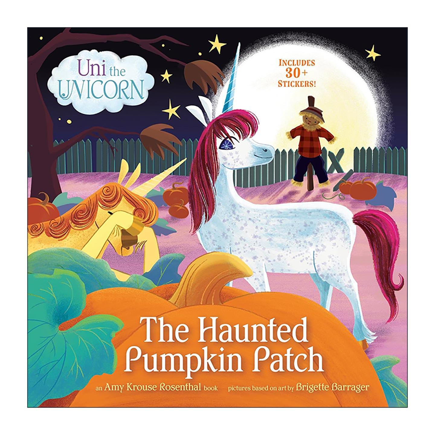 英文原版 Uni the Unicorn The Haunted Pumpkin Patch 独角兽尤尼系列 闹鬼的南瓜地 儿童绘本 鸭子 兔子 艾米·克劳斯·罗森塔尔