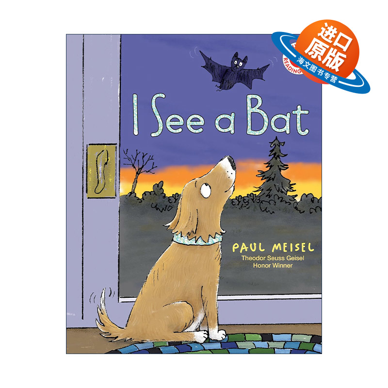英文原版 I See a Bat  I Like to Read  Level A 我看到了一只蝙蝠 企鹅兰登分级读物幼儿启蒙绘本 英文版 进口英语原版书籍