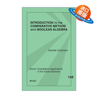 英文原版 Introduction to the Comparative Method With Boolean Algebra 基于布尔代数的比较法导论 丹尼尔·卡拉曼尼 进口书籍