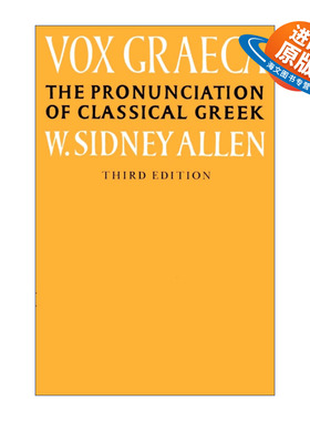 原版 Vox Graeca 剑桥古音三书系列 古典希腊语语音 威廉·西德尼·阿伦 进口原版书籍