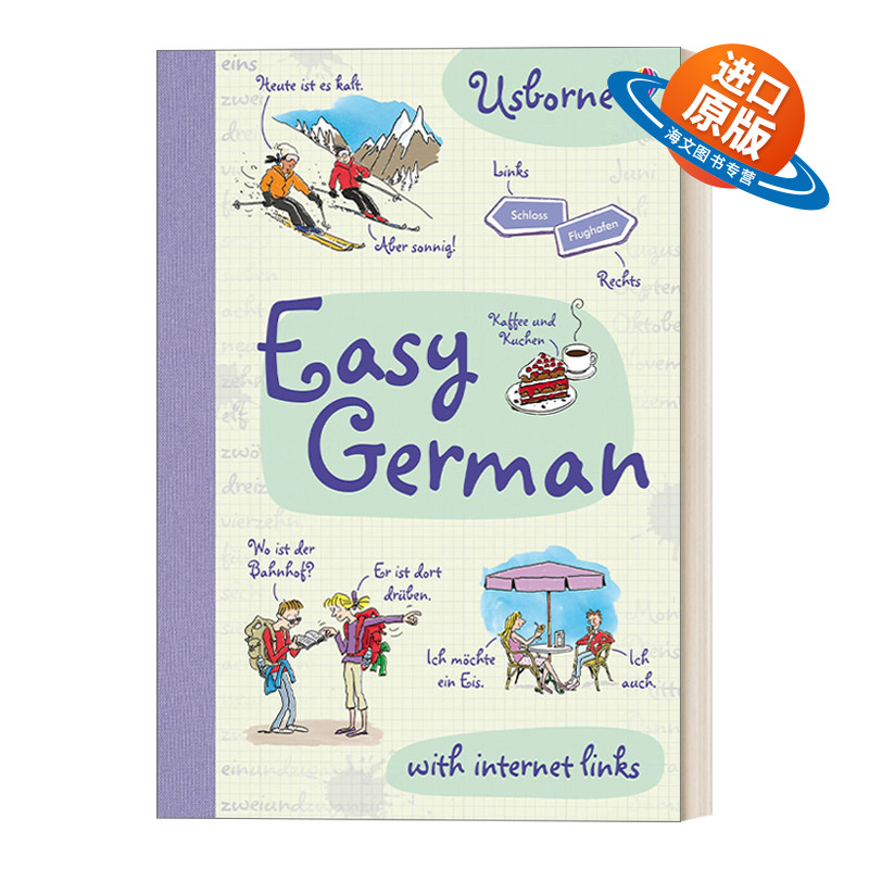 英文原版 Easy German 德语如此简单 尤斯伯恩少儿语言学习 英文版 进口英语原版书籍