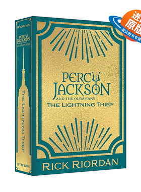 英文原版 Percy Jackson and the Olympians The Lightning Thief Deluxe Collector's Edition 波西杰克逊与奥林匹斯1 进口书籍