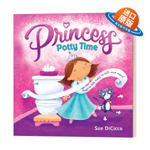 时间 书籍 Princess 进口英语原版 英文版 儿童绘本 公主 Time Potty 绘本 英文原版