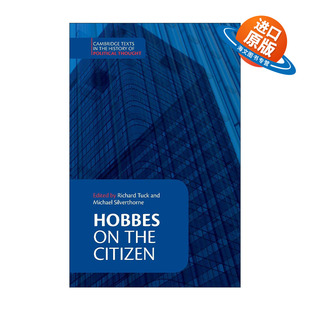 英文原版 Hobbes On the Citizen 托马斯·霍布斯 论公民 剑桥政治思想史文本系列 英文版 进口英语原版书籍