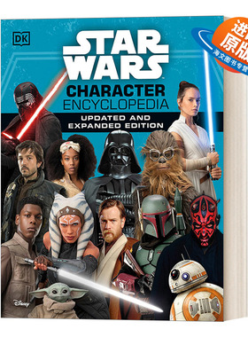 英文原版Star Wars Character Encyclopedia Updated and Expanded Edition 星球大战人物百科全书 扩充更新版 精装 科幻电影周边