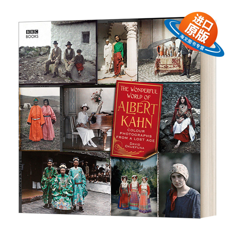 英文原版 The Wonderful World of Albert Kahn 阿尔伯特·卡恩的理想国 黑白时代的彩色世界史 英文版 进口英语原版书籍