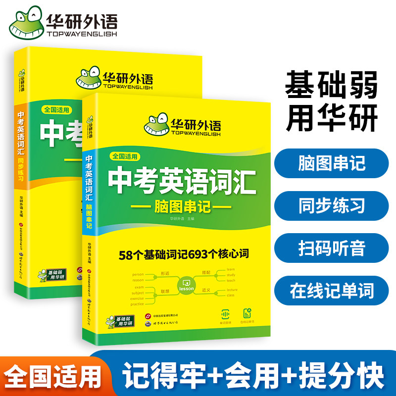 华研外语中考英语词汇核心词