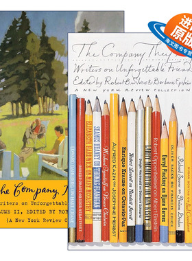 英文原版 The Company They Kept 他们的同伴2册 Robert B. Silvers 英文版 进口英语原版书籍