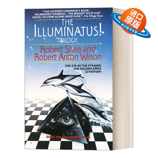 英文原版 The Illuminatus! Trilogy 光明会三部曲 金字塔之眼 金苹果 利维坦 惊悚奇幻冒险小说 Robert Shea 进口英语原版书籍