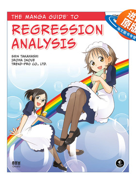 英文原版 The Manga Guide to Regression Analysis 漫画统计学之回归分析 欧姆社学习漫画系列 高桥信Shin Takahashi 进口书籍