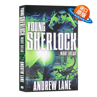 安德鲁莱恩 进口英语书籍 Break Holmes 逻辑推理 Sherlock Night Young 全英文版 少年福尔摩斯8 青少年章节桥梁书 英文原版