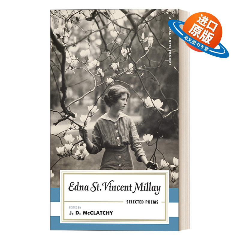 英文原版 Edna St. Vincent Millay Selected Poems 埃德娜·圣·文森特·米莱诗选 美国女诗人 精装美国文库 英文版 进口英语书籍