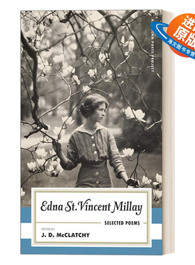 英文原版 Edna St. Vincent Millay Selected Poems 埃德娜·圣·文森特·米莱诗选 美国女诗人 精装美国文库 英文版 进口英语书籍