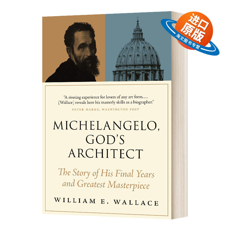 英文原版 Michelangelo God's Architect 米开朗基罗 上帝的建筑师 英文版 进口英语原版书籍