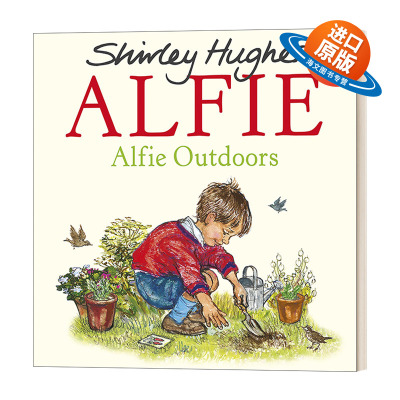 英文原版绘本 Alfie Outdoors 艾尔菲在花园 雪莉·休斯绘本 英文版 进口英语原版书籍