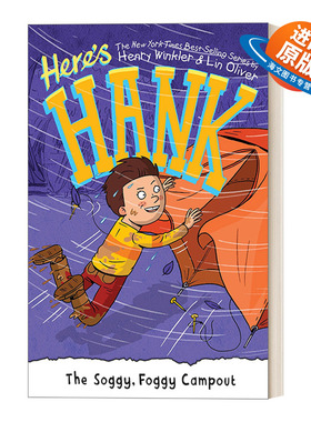 英文原版 The Soggy Foggy Campout 这是汉克系列8 6-8岁儿童成长主题章节桥梁故事书 阅读障碍 Scott Garrett 英文版 进口英语书