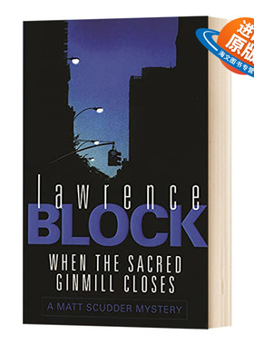 酒店关门之后 英文原版小说 When The Sacred Ginmill Closes 豆瓣推荐 Lawrence Block 英文版 进口英语书籍
