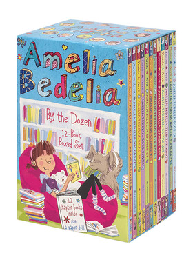 英文原版 Amelia Bedelia 12-Book Boxed Set Amelia Bedelia by the Dozen 糊涂女佣系列12册套装 章节桥梁书 英文版 进口英语书