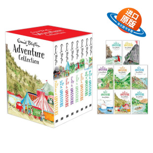 8册套装 进口英语原 Adventure books shrinkwrapped Blyton Collection 英文版 英文原版 伊妮德·布莱顿儿童冒险故事小说 Enid