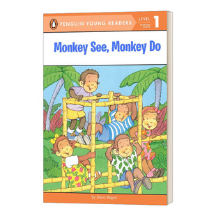 Readers See Penguin 书籍儿童外文书 进口英语原版 英文版 英文原版 Young Level Monkey 企鹅青少分级阅读1级