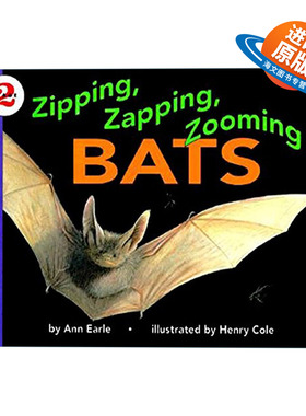 英文原版绘本 Let's Read and Find Out 2 Zipping Zapping  Zooming Bats 自然科学启蒙L2 蝙蝠的秘密 英文版 进口英语原版书籍