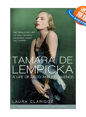英文原版 Tamara de Lempicka 塔玛拉·德兰陂卡传记 荷兰女画家 英文版 进口英语原版书籍