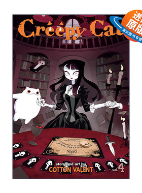 英文原版 Creepy Cat Vol.4 猫和我的奇妙生活 卷四 幽默漫画 Cotton Valent 英文版 进口英语原版书籍