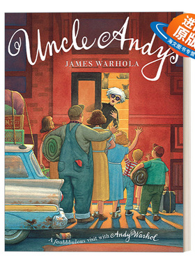 英文原版 Uncle Andy's Picture Puffin Books 叔叔安迪 安迪·沃霍尔的精彩访问 5-8岁儿童艺术传记绘本 James Warhola 进口书籍
