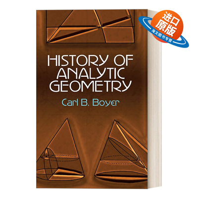 英文原版 History of Analytic Geometry 解析几何的历史 Dover数学丛书 英文版 进口英语原版书籍