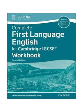 英文原版 Complete First Language English For Cambridge IGCSE Workbook 牛津剑桥国际IGCSE考试教材 英语为母语练习册 第二版