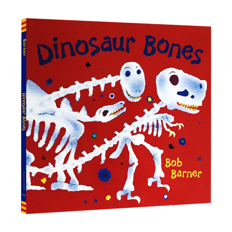英文原版 精装 dinosaur bones 恐龙的骨头 儿童科普知识绘本 图画书