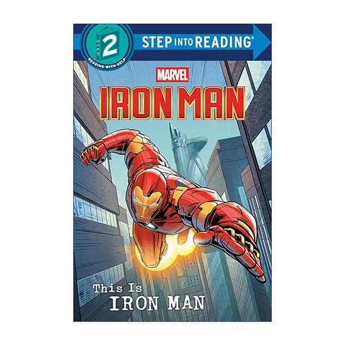 英文原版 Step into Reading 2 This Is Iron Man Marvel 这是钢铁侠 漫威 英文版 进口英语原版书籍