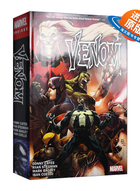 英文原版 Venomnibus By Cates & Stegman 漫威漫画 毒液完全收藏版 英文版 进口英语原版书籍