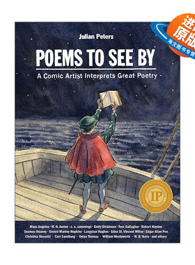 英文原版 Poems to See By 可欣赏的诗歌 一个漫画艺术家解读伟大的诗歌 Julian Peters 精装 英文版 进口英语原版书籍