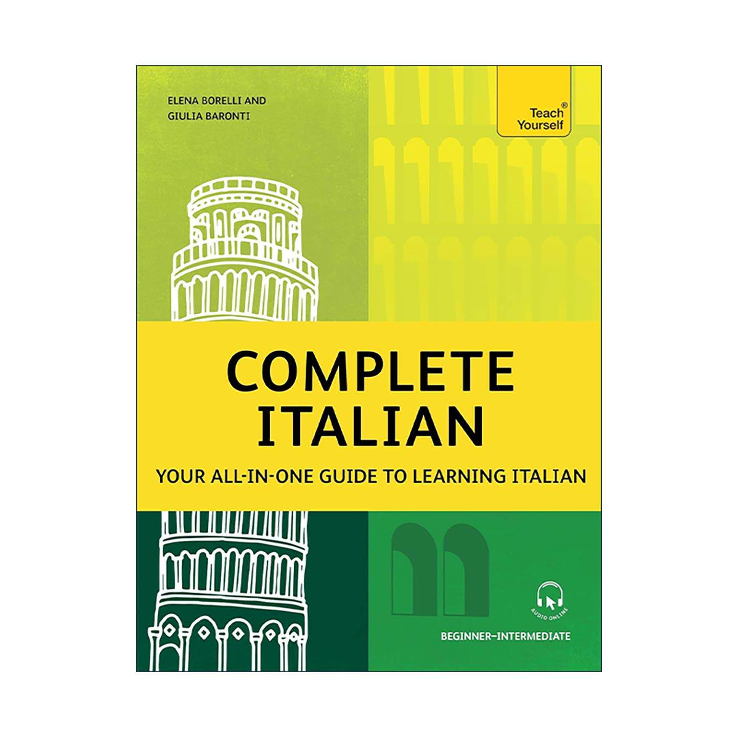 英文原版 Complete Italian 意大利语完全自学教程 零基础至中级 附APP音频 Teach Yourself 英文版 进口英语原版书籍