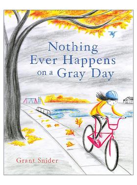 英文原版 Nothing Ever Happens on a Gray Day 灰色的日子里什么都不会发生 诗歌漫画 精装 英文版 进口英语原版书籍