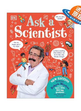 英文原版 Ask A Scientist 问问科学家 儿童科普百科 100个现实中的问题 新版 精装 英文版 进口英语原版书籍