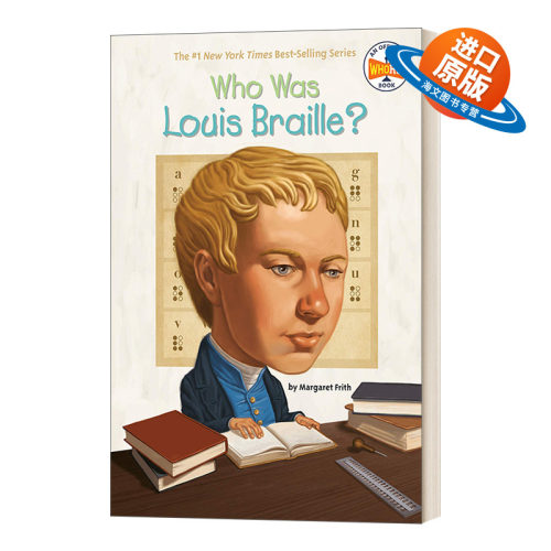 英文原版 Who Was Louis Braille 路易斯·布莱叶是谁 Who Was Is 系列名人传记系列 英文版 进口英语原版书籍儿童外文书